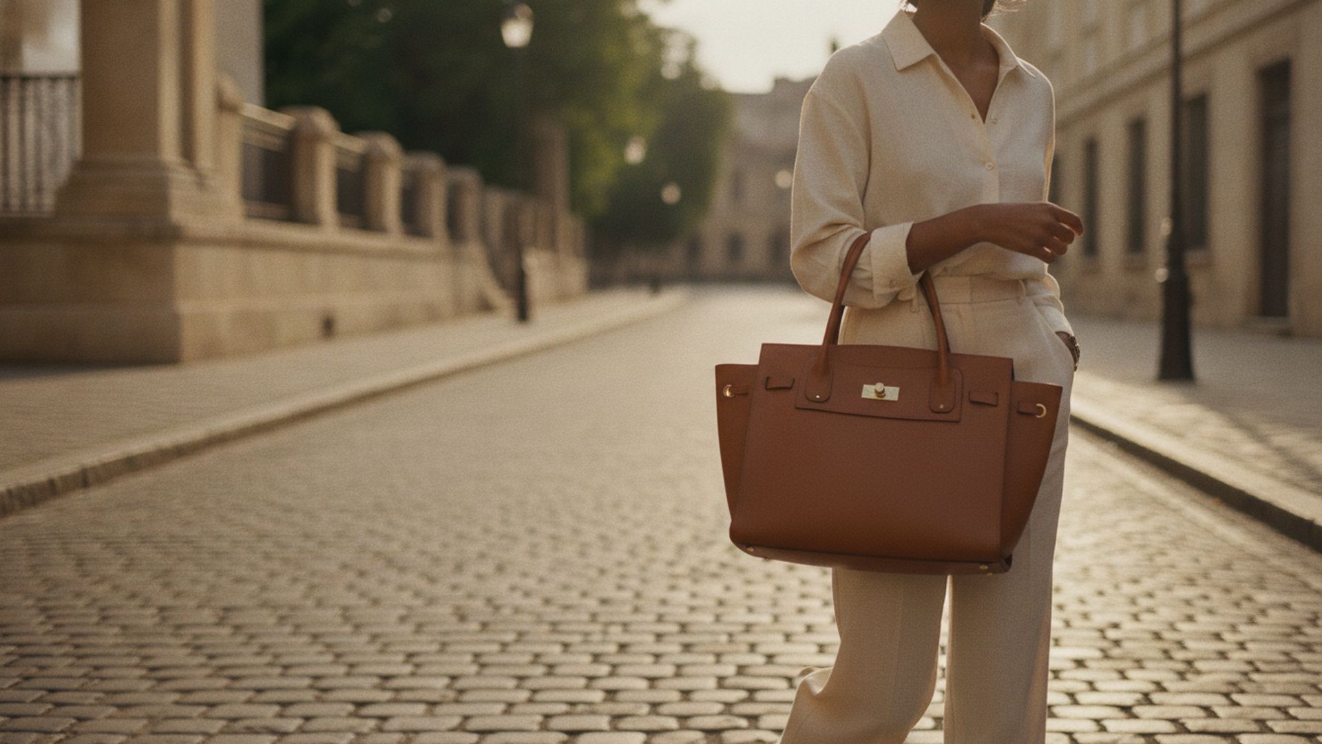 Leather bags made for one person at a time